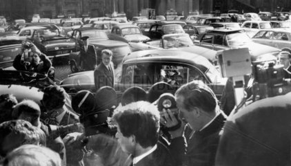 Ian Smith  arriving at the Commonwealth Office  Whitehall  5 October 1965.
