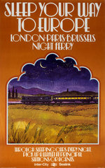 'Sleep your way to Europe'  BR poster  1978.