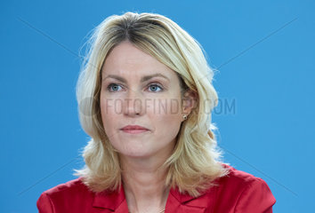 Berlin  Deutschland  Bundesfamilienministerin Manuela Schwesig  SPD