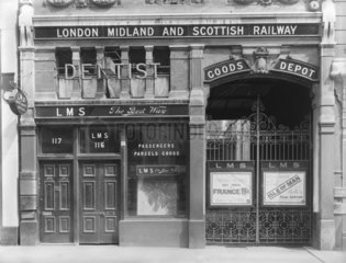 Railway office at 116 Holborn  London  1928.