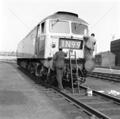 Stratford locomotive depot  1968