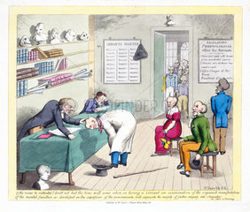 'Phrenological Office for Servants'  1805-1830.