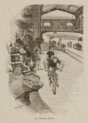 ‘The velodrome in winter’  1898.