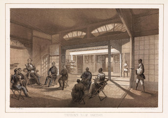 ‘Conference Room  Hakodadi’  c 1853-1854.