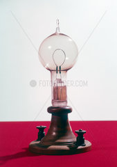Edison's filament lamp  American  1879.