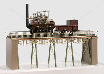 Model of Gaunless Bridge with the Rocket  1824.