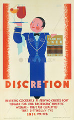 ‘Discretion’  LNER poster  1933.