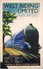 'West Riding Limited'  LNER poster  1938.
