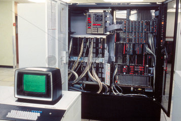 Mainframe computer at Lloyds Bank Computer Institute  mid 1970s.