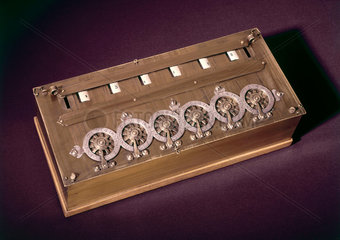 Pascal's calculating machine  1642 (replica