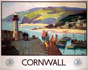 ‘Cornwall’  GWR poster  1937.