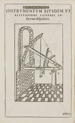 Tycho Brahe’s sextant for measuring meridian altitudes  late 16th century.
