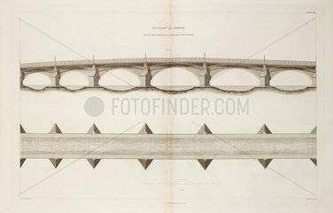 Glasgow Old Bridge  1838.