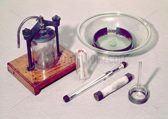 Apparatus used by the chemist Thomas Graham  c 1860s.