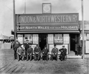 LNWR officials at Royal lancashire Show  1909.