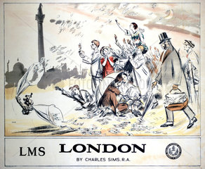 ‘London’  LMS poster  1924.