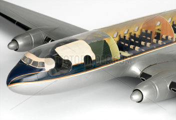 Model of Handley page Hermes Civil Airliner.