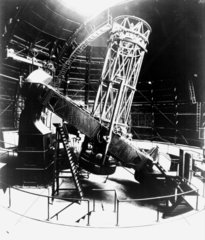 The complete Hooker Telescope at Mount Wilson  California  c 1917.
