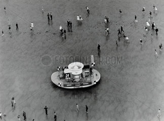 SR-N1 hovercraft at Calais  France  24 July 1959. '
