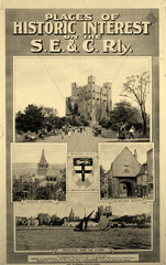 ‘Places of Historic Interest’  SE & CR poster  1922.
