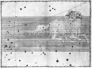 The constellation Aries  1603.