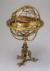 Armillary sphere by Caspar Vopel  1554.