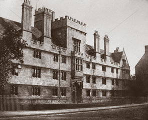 Calotype of Wadham College  Oxford  c 1880