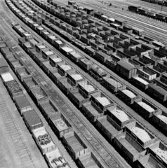 View of Toton sidings  Nottingham  1952.