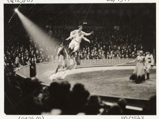 Circus bareback riders  c 1936.