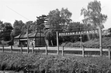Wrexham Exchange station  1971.