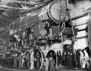 Crewe Works  17 January 1946.