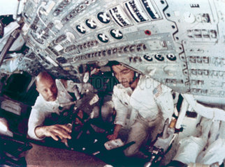 Apollo 10 astronauts Thomas Stafford and John Young  May 1969.