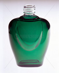 Green  heart-shaped bottle  powder-coated by Azko Nobel  2000.
