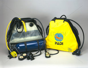 The Mini Breather scuba backpack  2001.