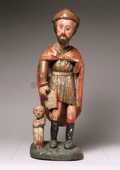 Statue of Saint Roch  Spanish  17th century?
