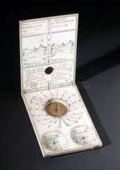 Ivory diptych sundial  1589.
