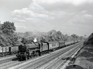 London Midland & Scottish Railway class 5MT 2-6-0  19 June 1954.