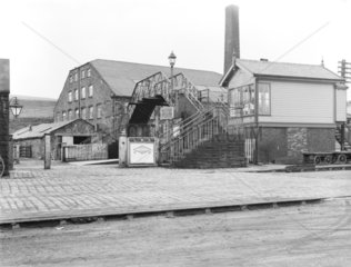 Turton and Edgworth Station  Lancashire  26 March 1928.