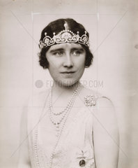 Portrait of Elizabeth  the Duchess of York  1920s.