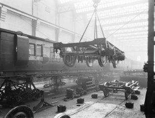 Wagon manufacture at Newton Heath works  25 February 1927.