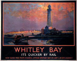 'Whitley Bay’  LNER poster  1933.
