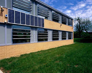 Small Photovoltaic array  Buckinghamshire  May 2001.