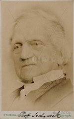 Adam Sedgwick  English geologist  c 1860.