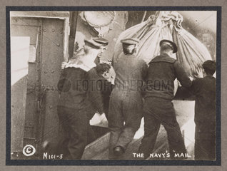 'The Navy's Mail'  c 1916.