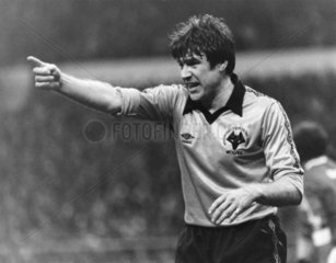 Emlyn Hughes  captain of Wolverhampton Wanderers  1980.