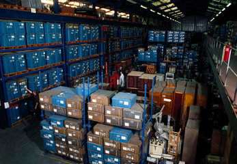 Wellcome Collection storage area  Science Museum Hayes Store  1993.