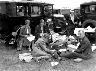 A luncheon party at the Oaks  5 June 1931.