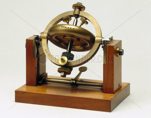 Foucault's gyroscope demonstration apparatus  1883.