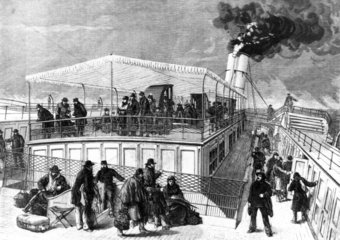 Bessemer suspended saloon steamer  1875.