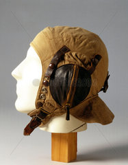 Fabric flying helmet  c WWII.